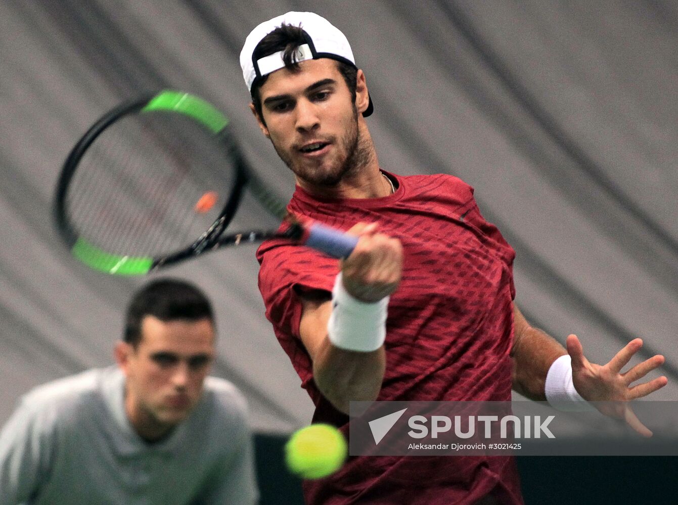 Tennis. Davis Cup. Serbia vs. Russia. Day One