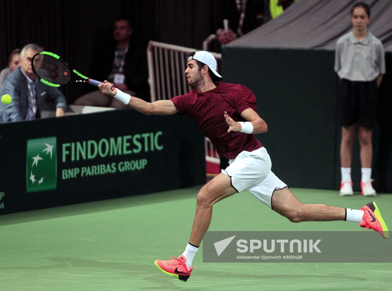 Tennis. Davis Cup. Serbia vs. Russia. Day One
