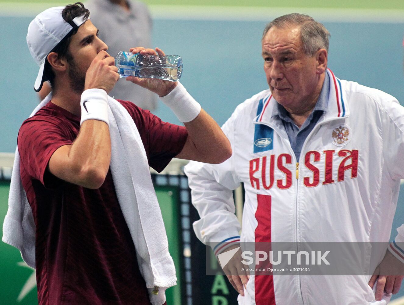 Tennis. Davis Cup. Serbia vs. Russia. Day One