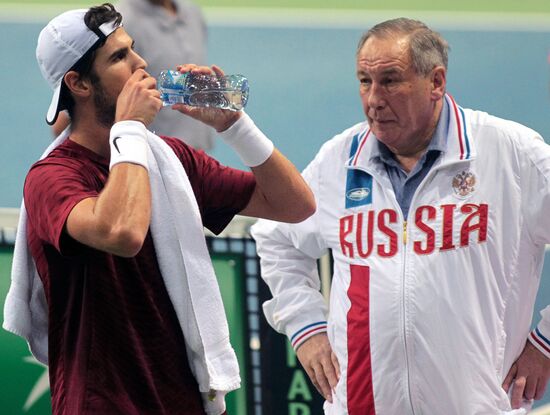 Tennis. Davis Cup. Serbia vs. Russia. Day One