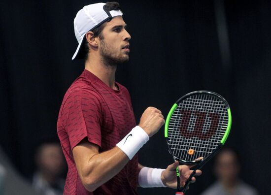 Tennis. Davis Cup. Serbia vs. Russia. Day One
