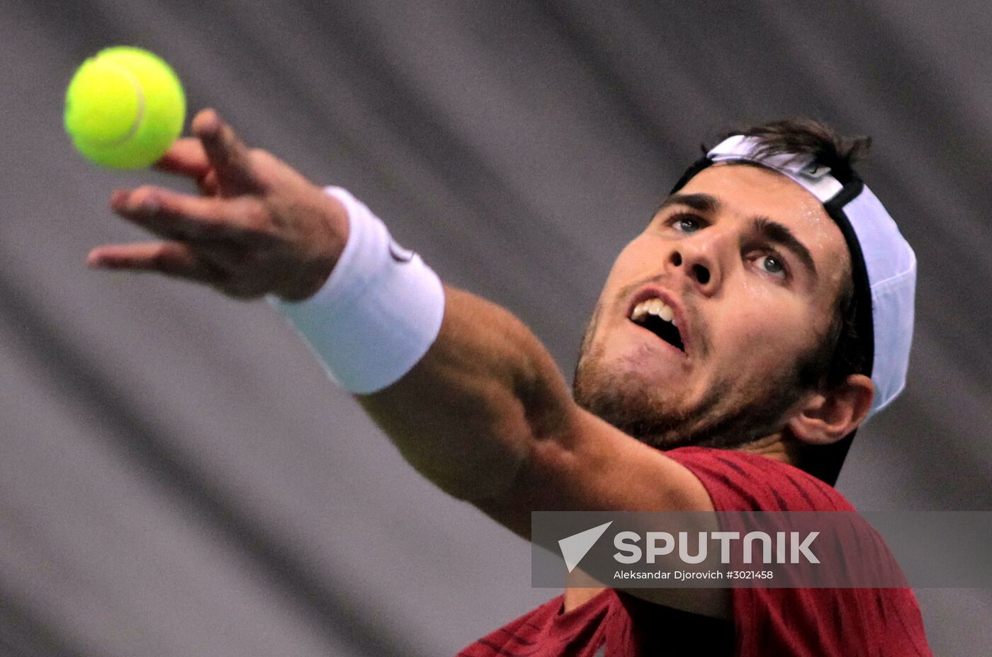 Tennis. Davis Cup. Serbia vs. Russia. Day One
