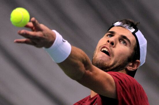 Tennis. Davis Cup. Serbia vs. Russia. Day One