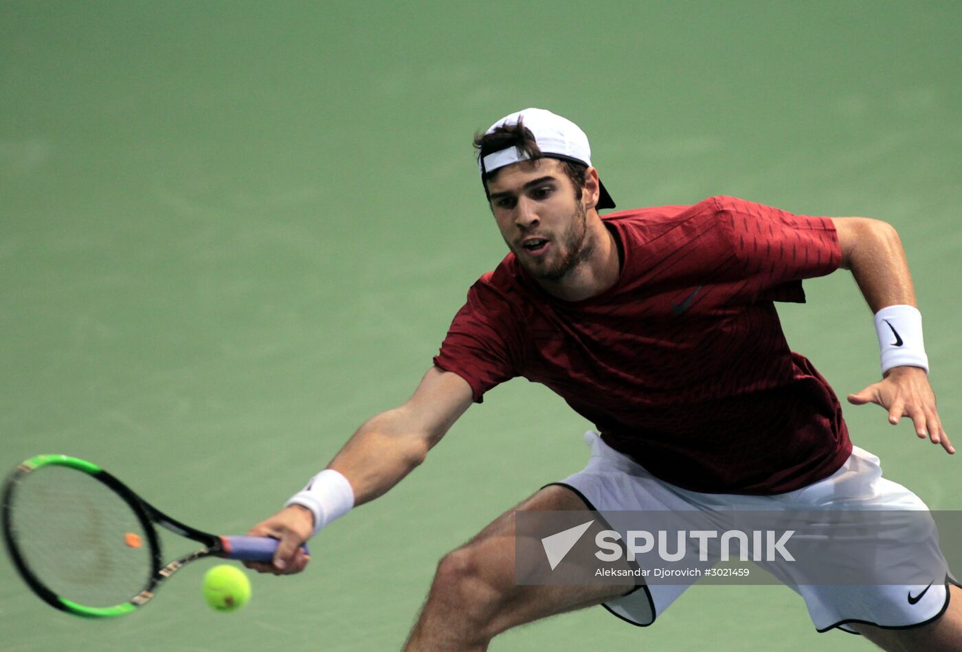 Tennis. Davis Cup. Serbia vs. Russia. Day One