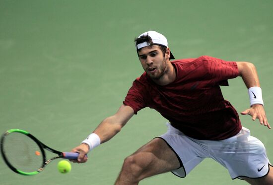 Tennis. Davis Cup. Serbia vs. Russia. Day One