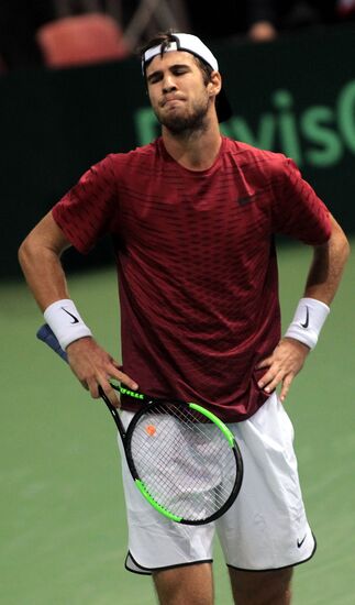 Tennis. Davis Cup. Serbia vs. Russia. Day One
