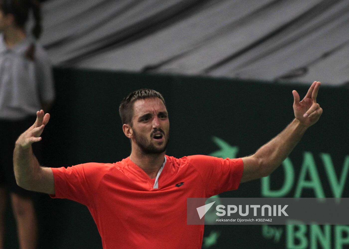 Tennis. Davis Cup. Serbia vs. Russia. Day One