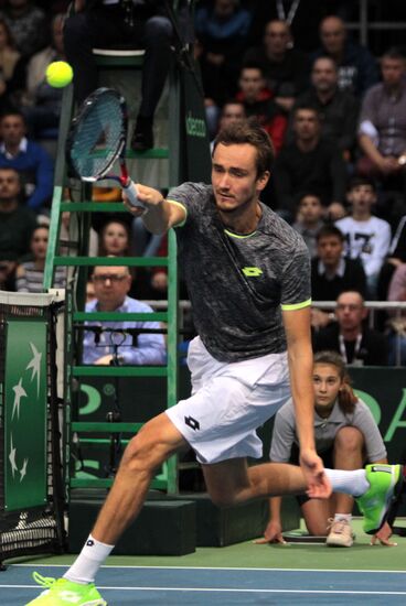 Tennis. Davis Cup. Serbia vs. Russia. Day One