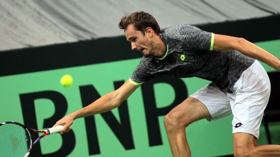 Tennis. Davis Cup. Serbia vs. Russia. Day One