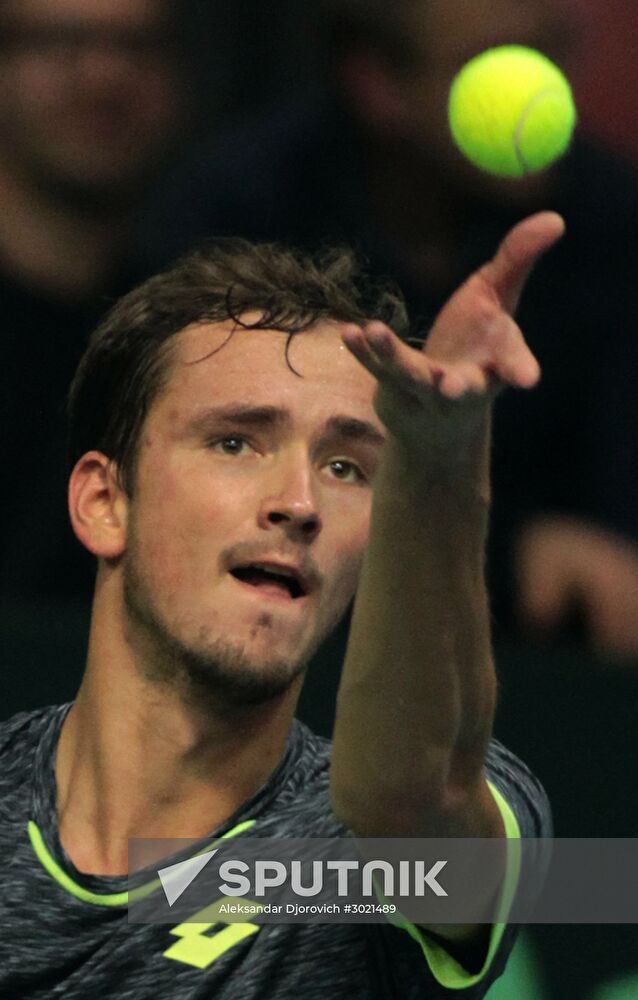 Tennis. Davis Cup. Serbia vs. Russia. Day One