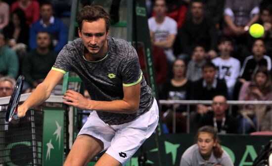 Tennis. Davis Cup. Serbia vs. Russia. Day One