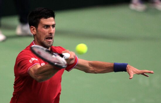 Tennis. Davis Cup. Serbia vs. Russia. Day One