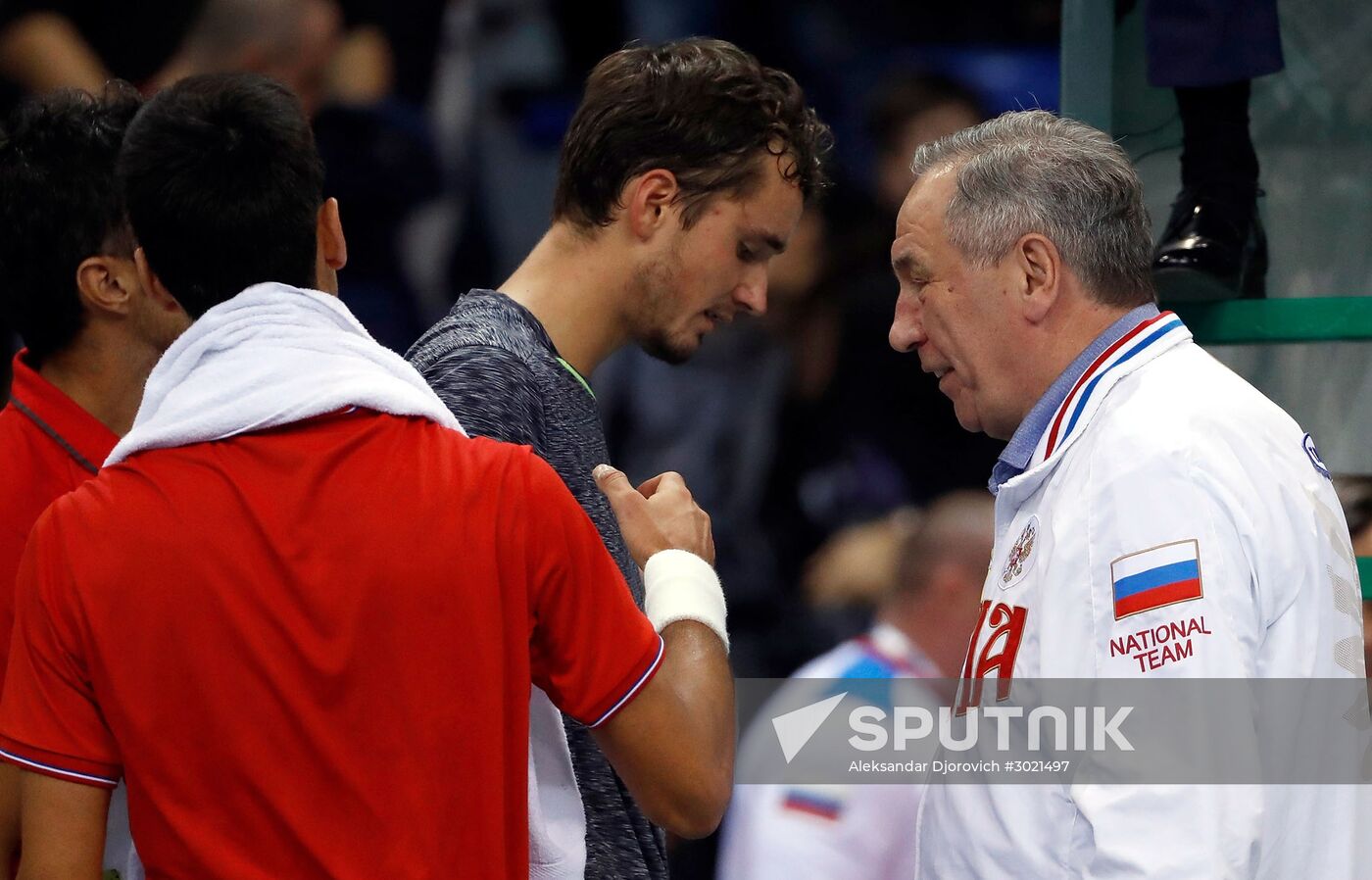 Tennis. Davis Cup. Serbia vs. Russia. Day One