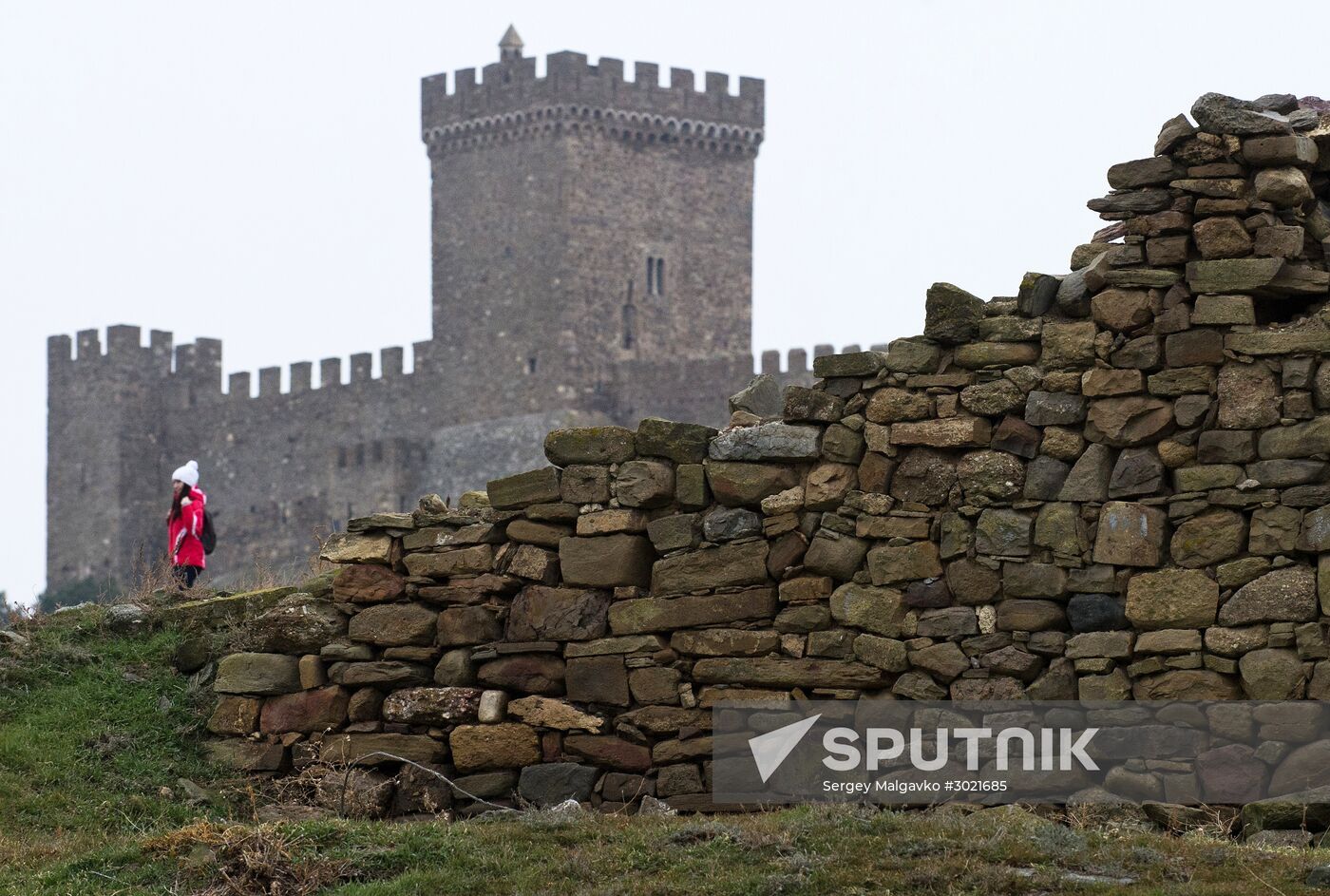 Genoese Fortress in Sudak undergoes reconstruction