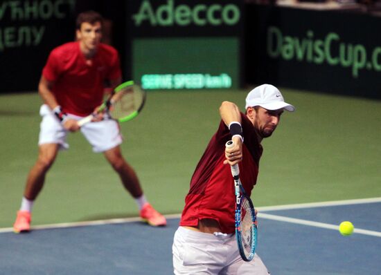 Tennis. Davis Cup. Serbia vs. Russia. Day Two