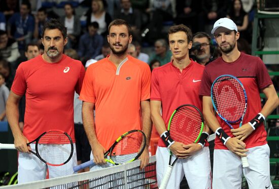 Tennis. Davis Cup. Serbia vs. Russia. Day Two