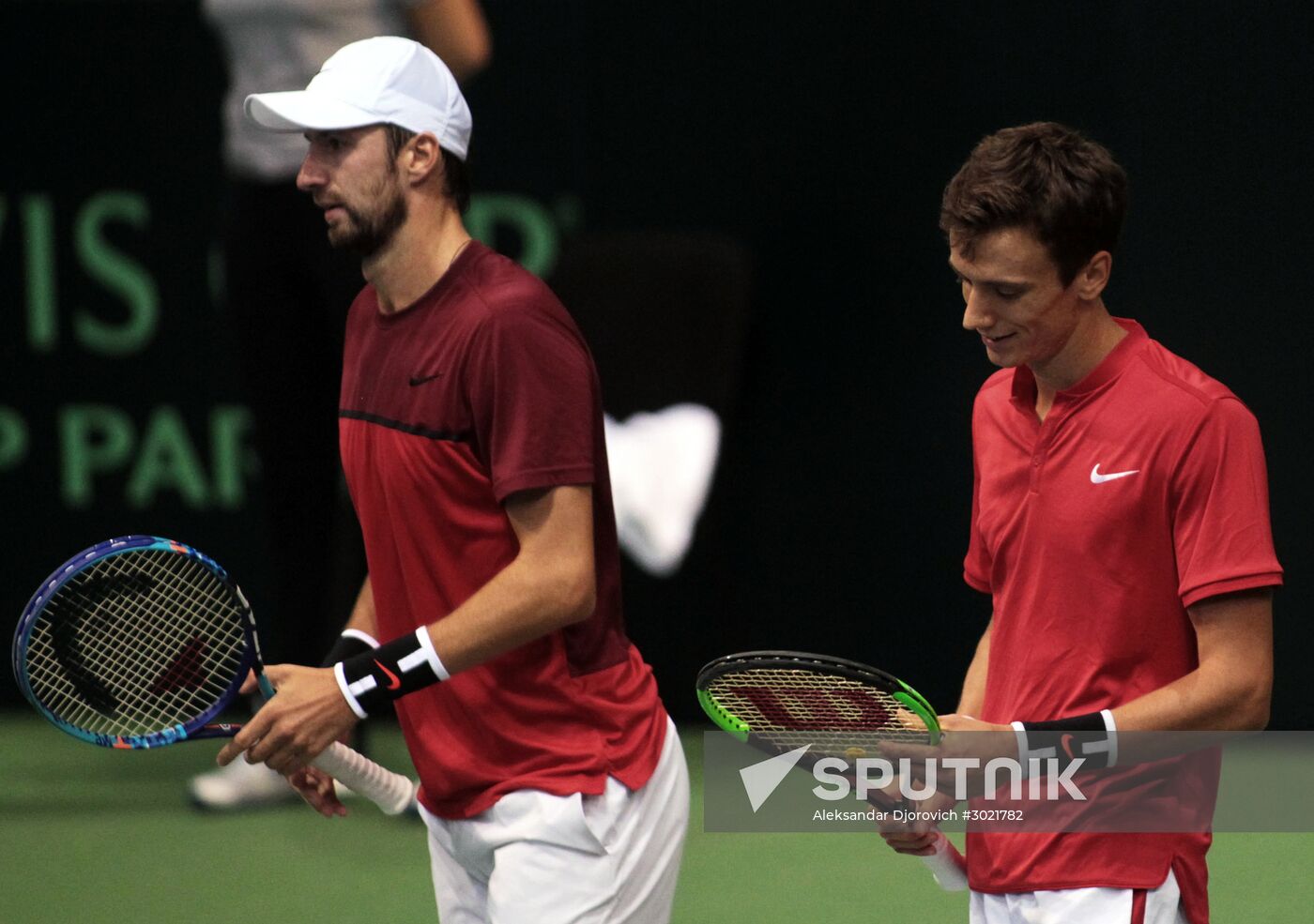 Tennis. Davis Cup. Serbia vs. Russia. Day Two