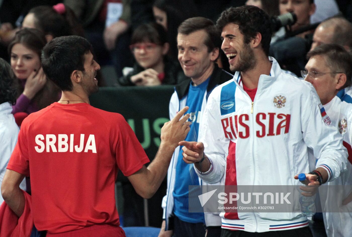 Tennis. Davis Cup. Serbia vs. Russia. Day Two