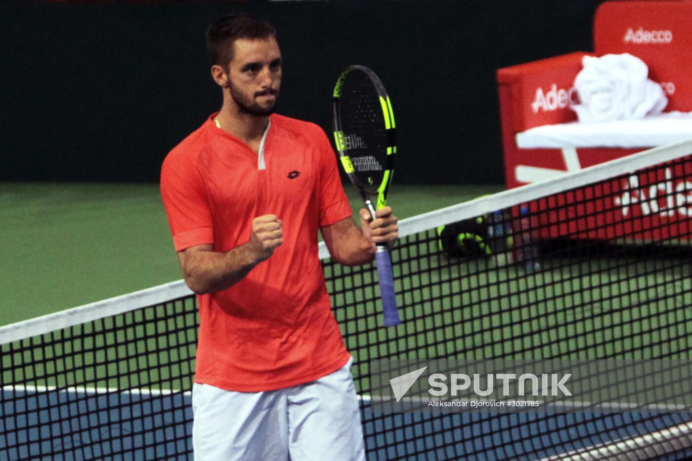 Tennis. Davis Cup. Serbia vs. Russia. Day Two