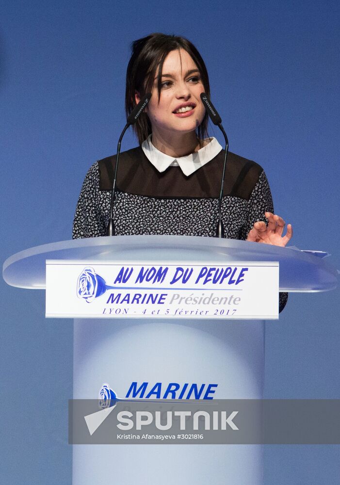 Marine Le Pen’s election campaign for the French presidency