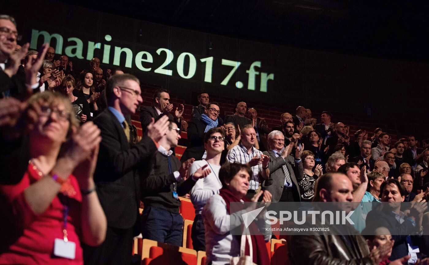 Marine Le Pen’s election campaign for the French presidency