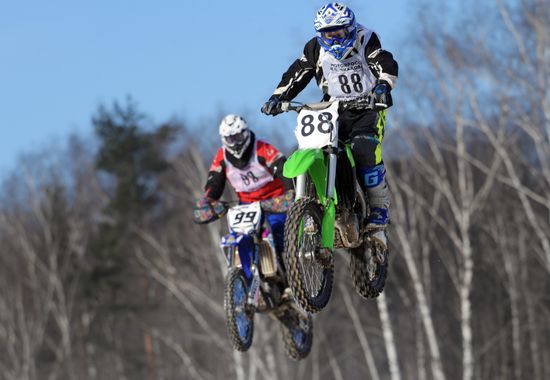 Motocross. Chkalov National Championship