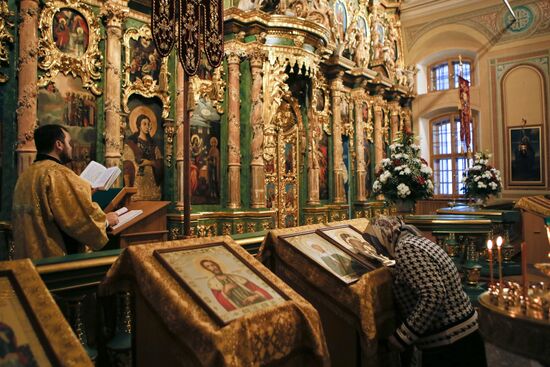 Ceremony to transfer Saint Sampson's Cathedral in St. Petersburg to the Russian Orthodox Church