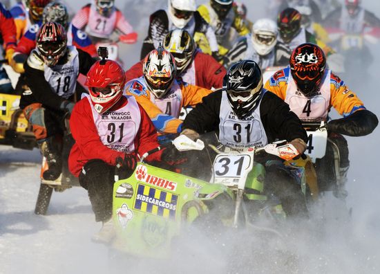 Motocross. Chkalov National Championship