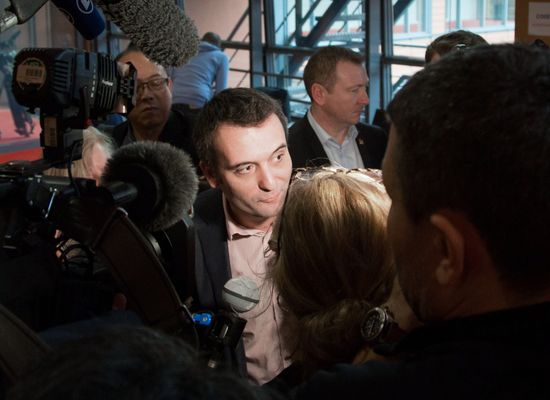 Election campaign of French presidential candidate Marine Le Pen