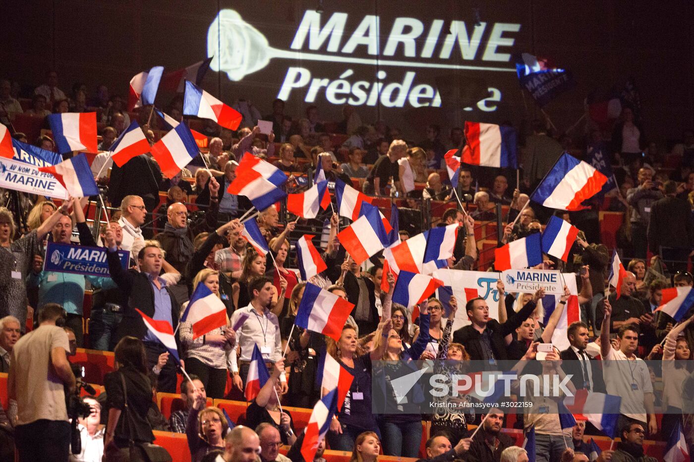 Election campaign of French presidential candidate Marine Le Pen