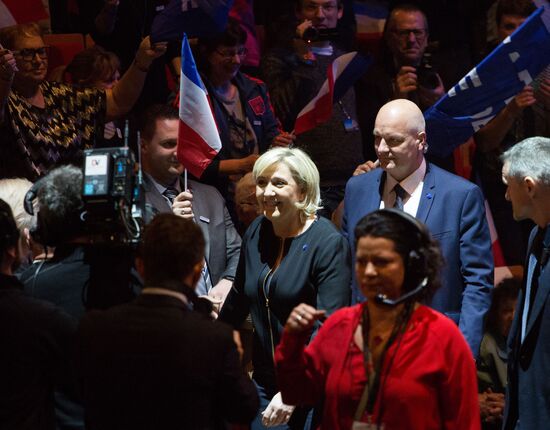 Election campaign of French presidential candidate Marine Le Pen
