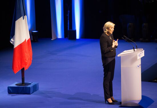 Election campaign of French presidential candidate Marine Le Pen