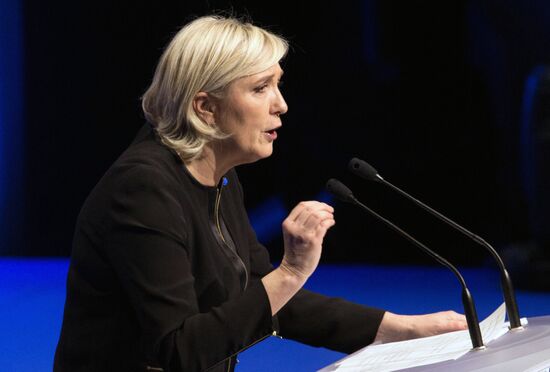 Election campaign of French presidential candidate Marine Le Pen