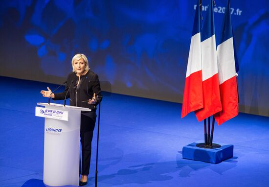 Election campaign of French presidential candidate Marine Le Pen