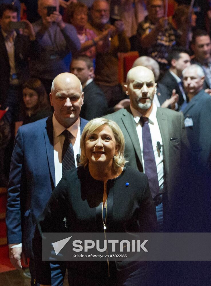 Election campaign of French presidential candidate Marine Le Pen