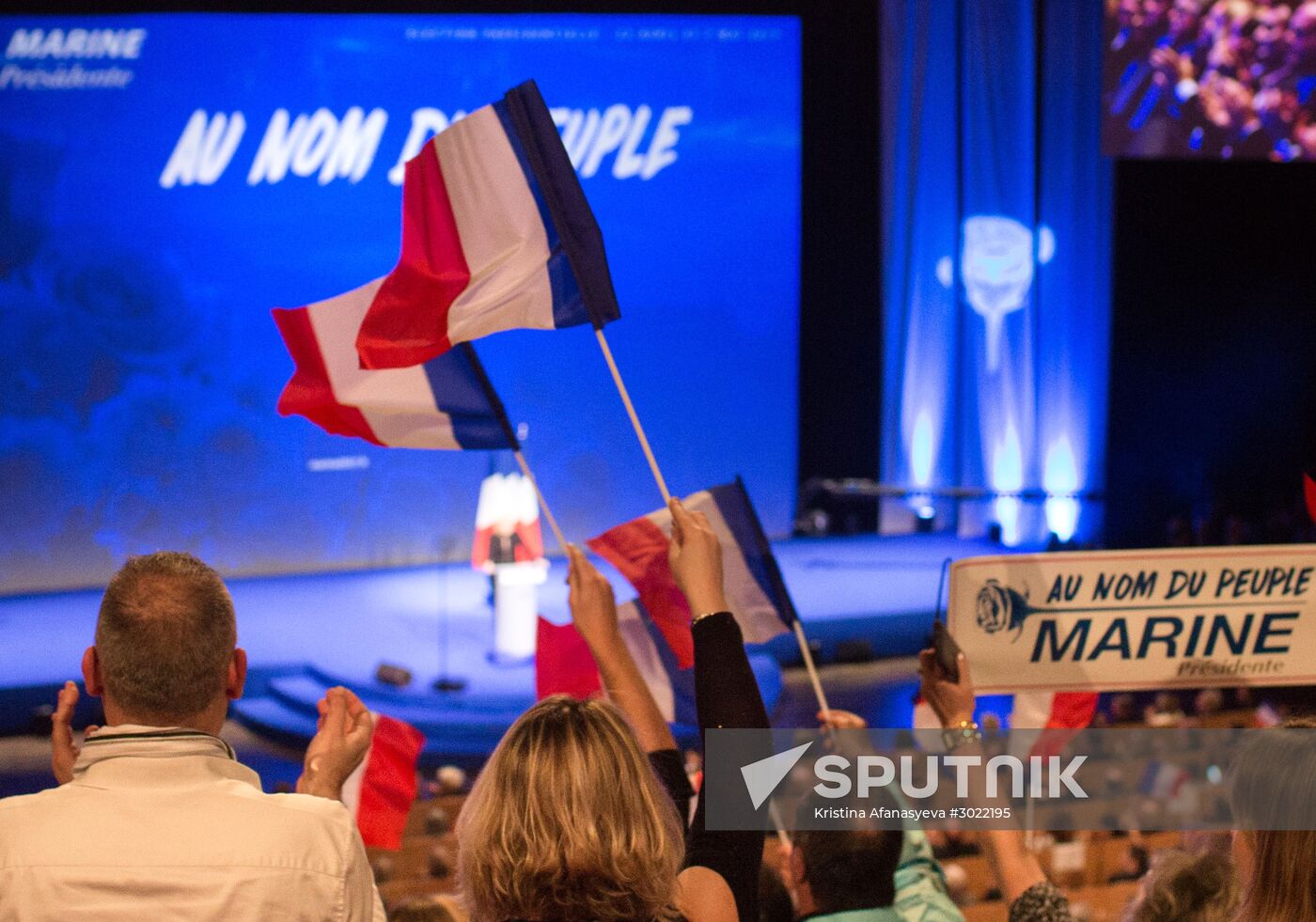 Election campaign of French presidential candidate Marine Le Pen