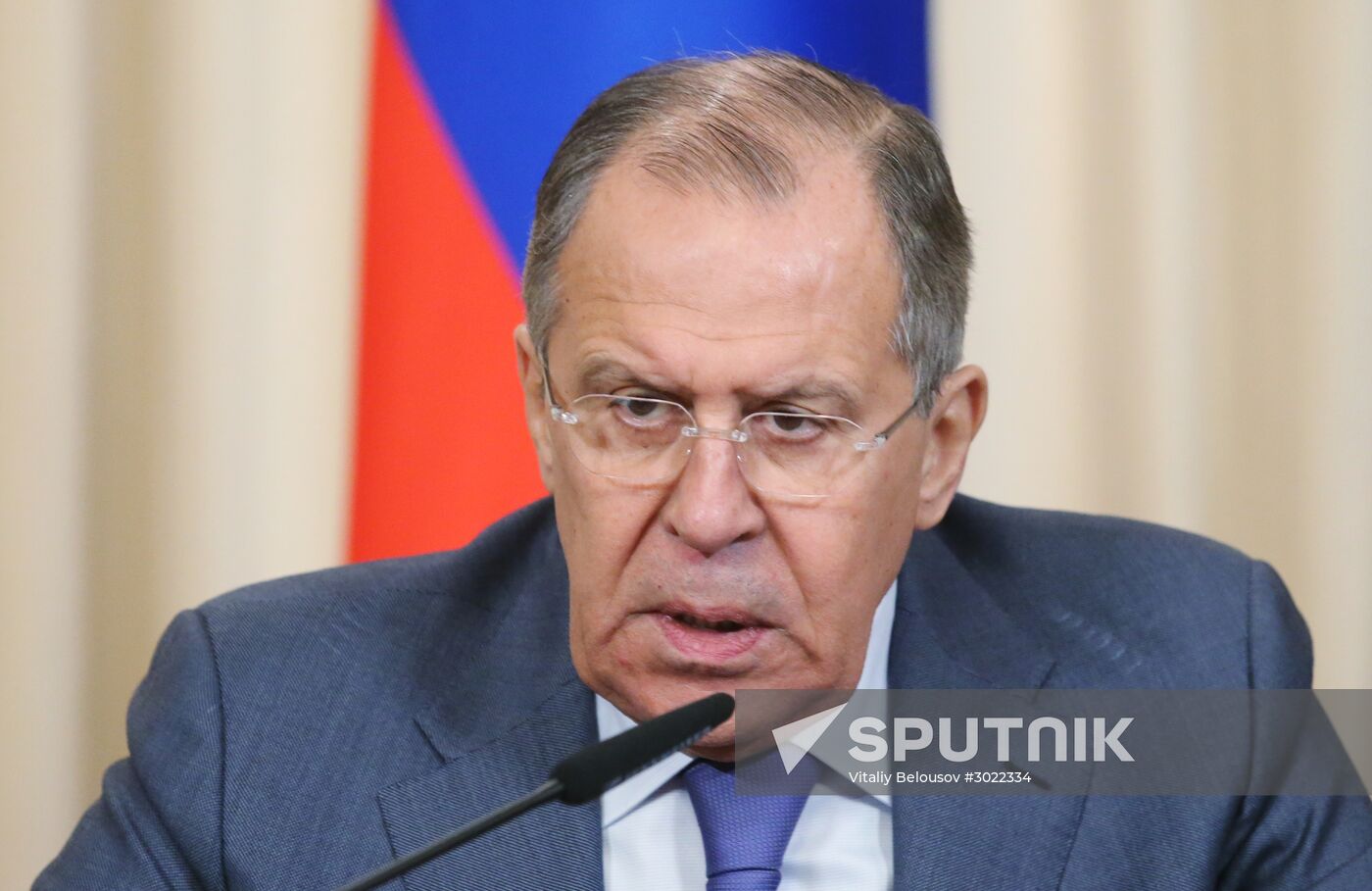 Russian Foreign Minister Sergei Lavrov meets with his Venezuelan counterpart Delcy Rodriguez