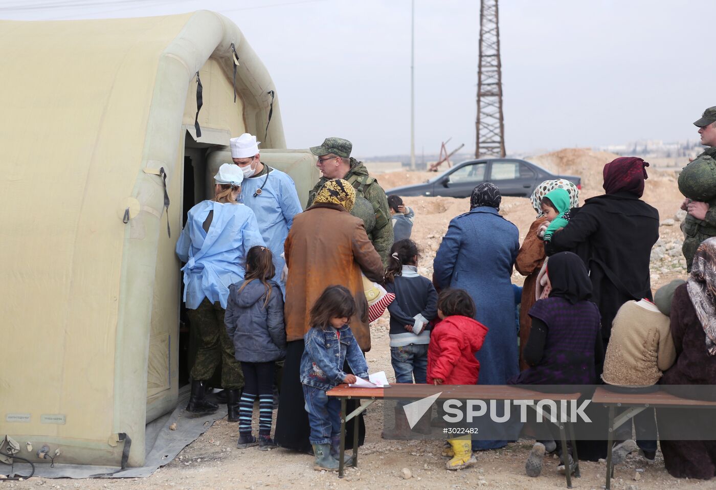 Refugee shelter in Jibreen, Aleppo