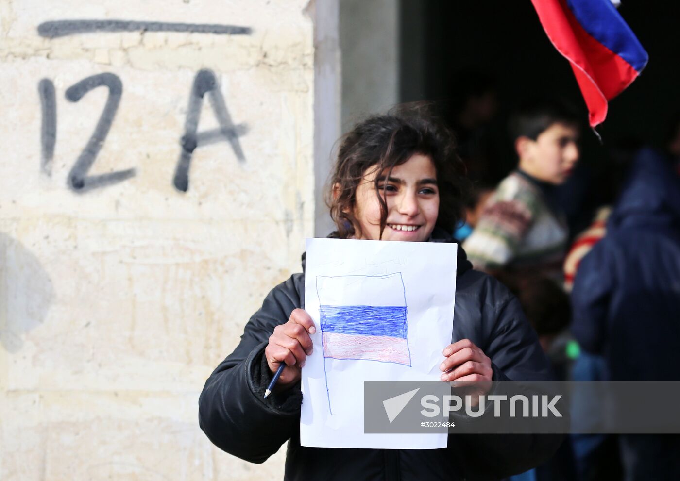 Refugee shelter in Jibreen, Aleppo