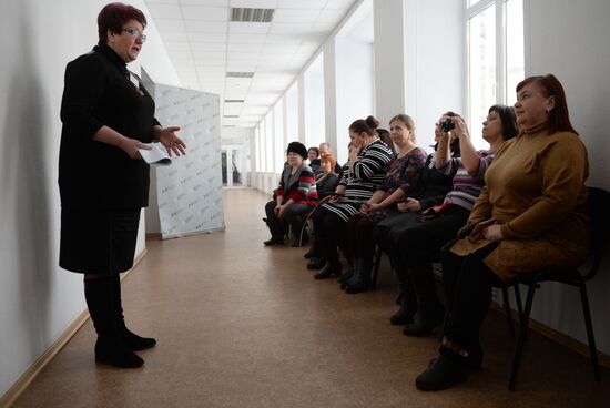 Russian parents take Unified State Exam