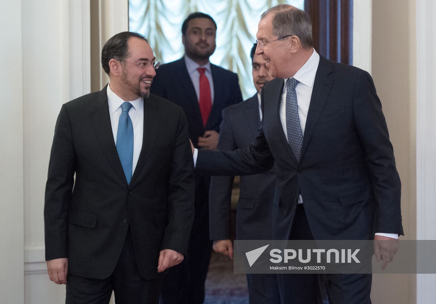 Sergei Lavrov meets with Salahuddin Rabbani