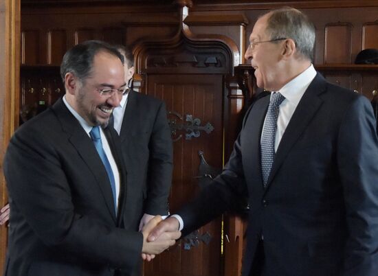 Sergei Lavrov meets with Salahuddin Rabbani