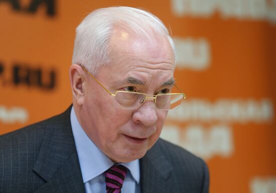 Presentation of Mykola Azarov's book, Maidan Lessons. Ukraine after the Takeover