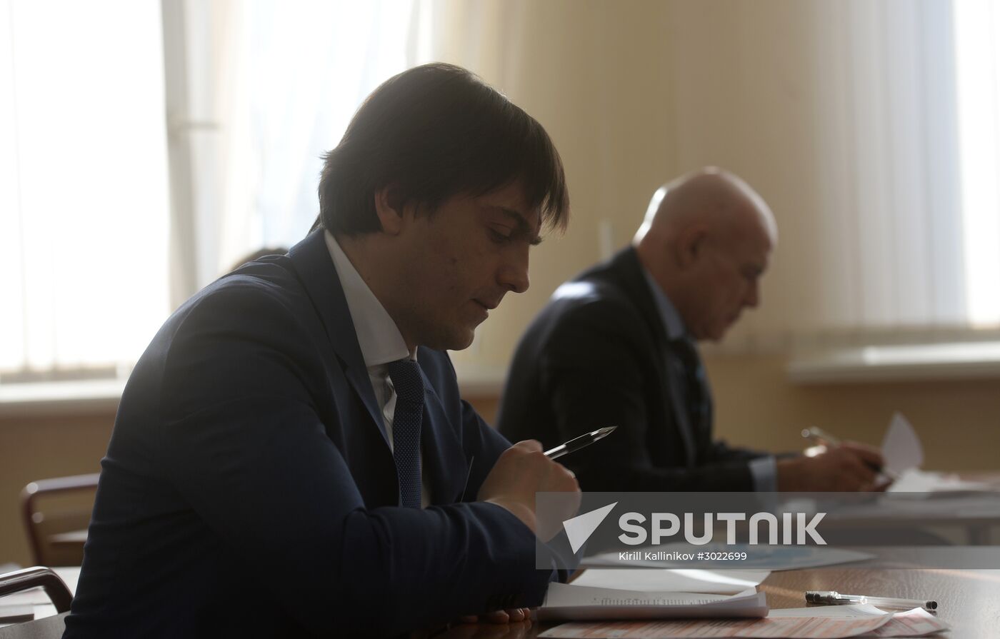 Russian parents take Unified State Exam