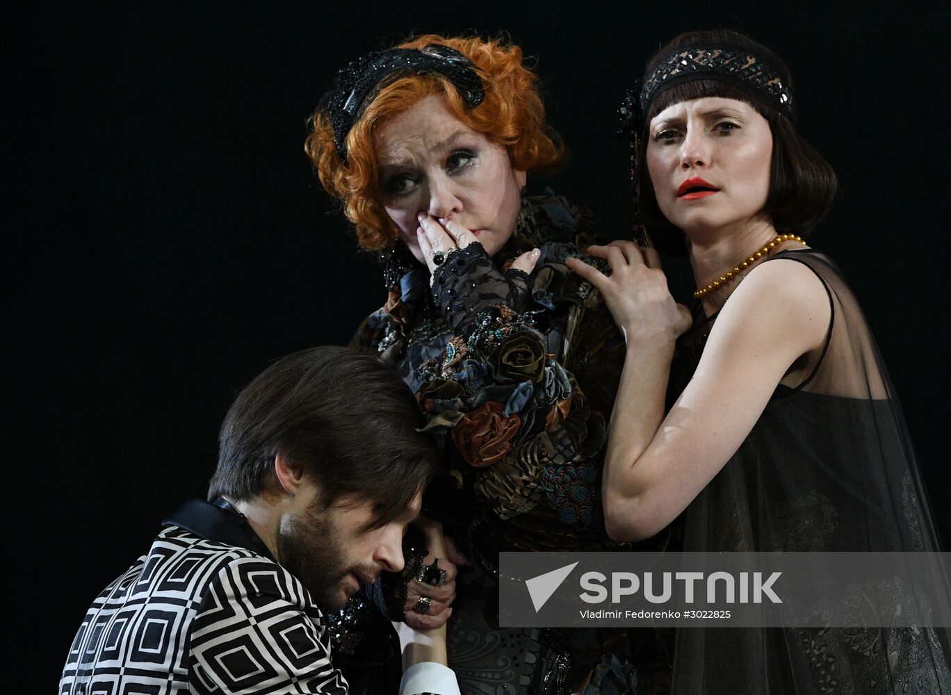 Dress rehearsal of play "Oranges & Lemons"