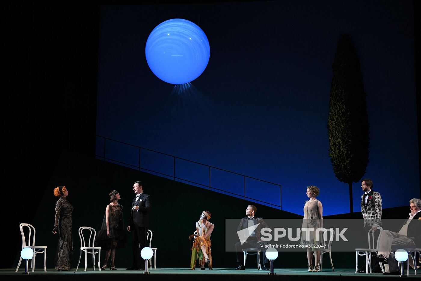 Dress rehearsal of play "Apples & Oranges"