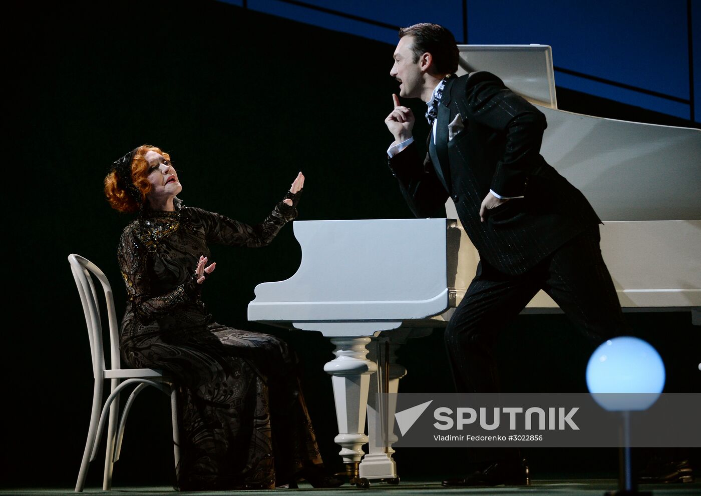 Dress rehearsal of play "Apples & Oranges"