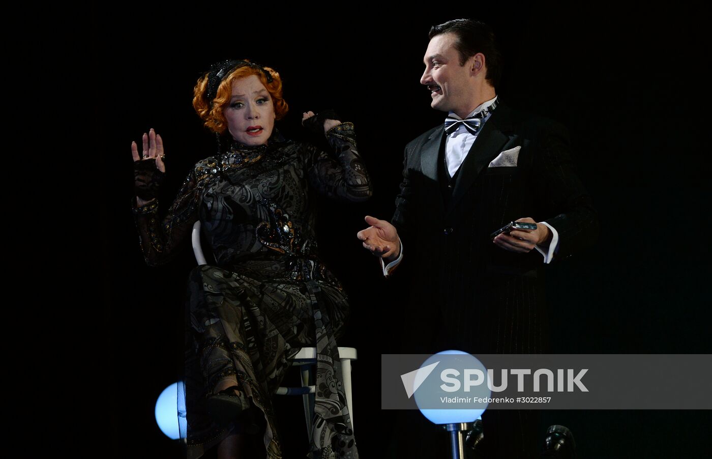 Dress rehearsal of play "Apples & Oranges"