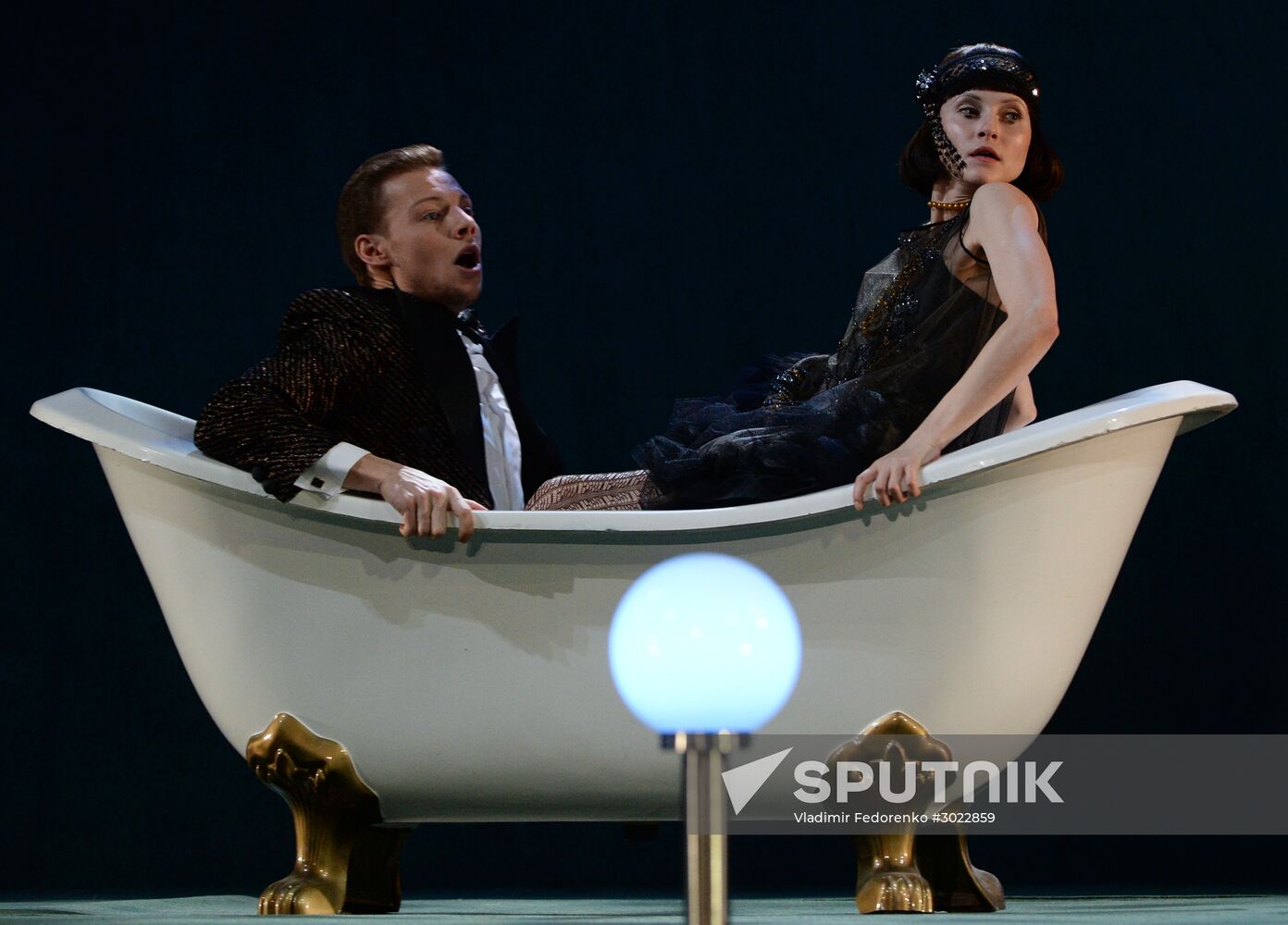 Dress rehearsal of play "Apples & Oranges"