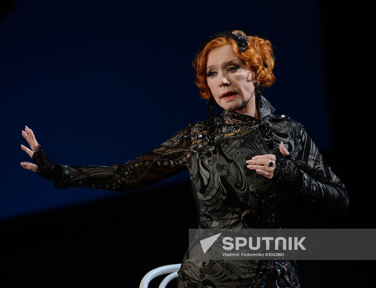 Dress rehearsal of play "Oranges & Lemons"